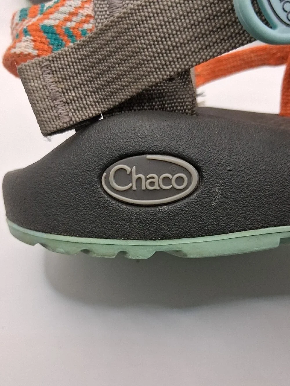 Chaco Women's Orange Teal Strappy Sport Sandals